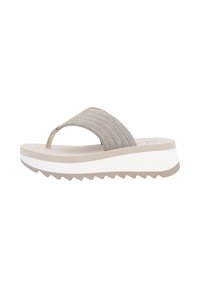 Rieker Sport ZEHENTRENNER  - Sandales tongs - beige