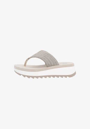 Rieker Sport ZEHENTRENNER - T-bar sandals - beige