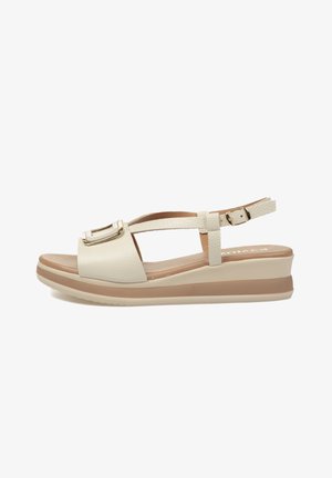 Kamome, CAPEL - Sandalias de cuña - beige