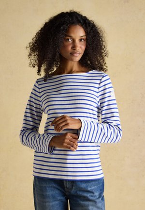 Tom Joule, REGULAR FIT - HARBOUR BOAT NECK BRETON  - Top s dlhým rukávom - cream/blue