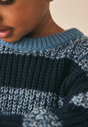 Next, Strickpullover - blue navy stripe