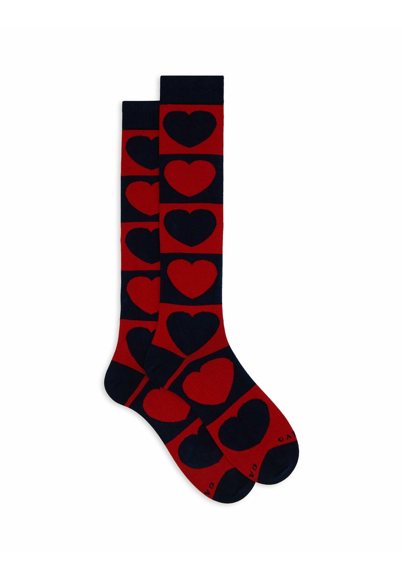 Gallo LOVE HEART MOTIF - Calze - papavero