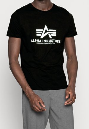 Print T-shirt - black