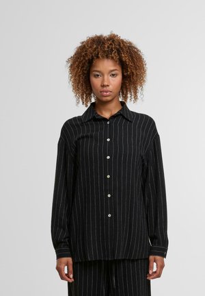 PINSTRIPE SOFT TOUCH SHIRT - Hemdbluse - black/white