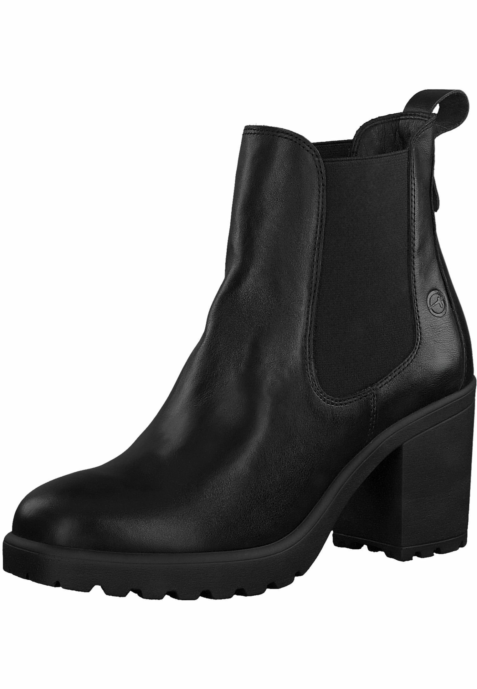 Tamaris CHELSEA - Enkellaarsjes met hoge hak - black/Zwart - Zalando.nl