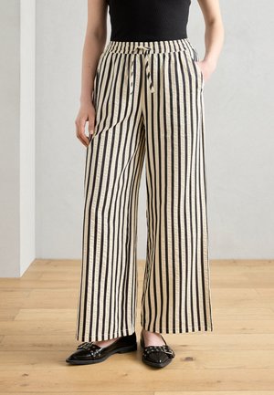 Lollys Laundry PANTS - Bukse - white/black