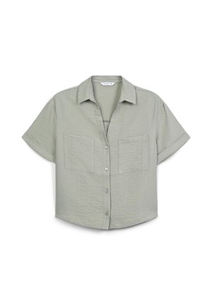 CON TASCHE - Camicia - salvia