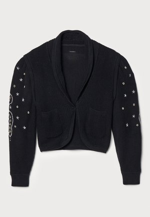 Mother THE PUFF SLEEVE CARDIGAN - Gilet - black