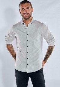 Emilio Adani Hemd - silbergrau