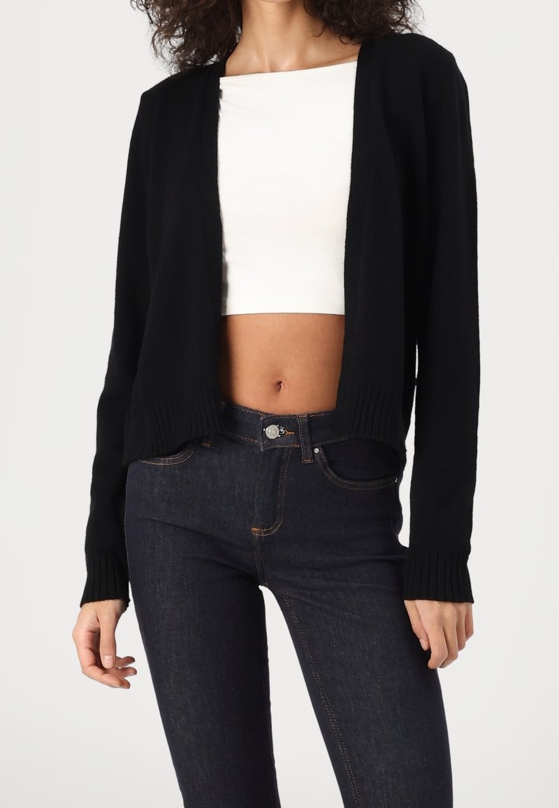 VILA Gilet - black