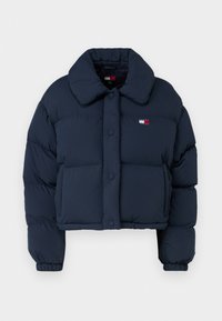BADGE COLLAR PUFFER - Gewatteerde jas - dark night navy