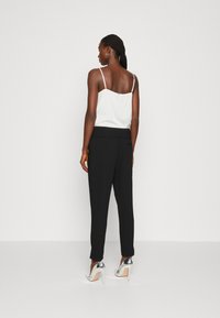 IKKS TROUSERS WOMEN’S HIGH-WAISTED - Broek - noir