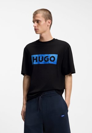 NALIEN - T-shirt con stampa - black