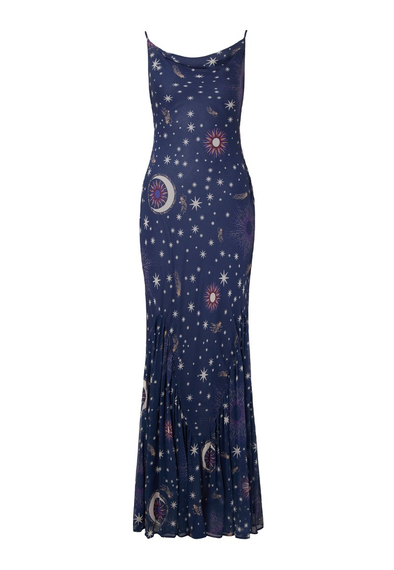 Malina Cocktailjurk donkerblauw