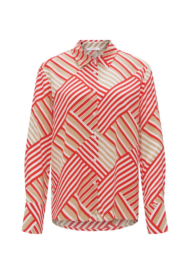 Opus Overhemdblouse rood