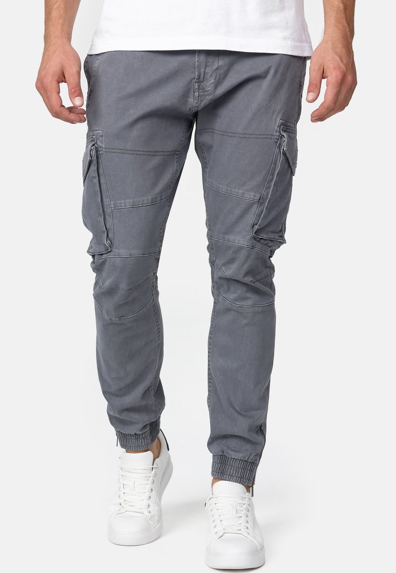 INDICODE JEANS ALEX Pantalones cargo iron/gris claro Zalando.es