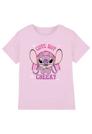 CUTE BUT CHEEKY RAINBOW - Print T-shirt - light pink