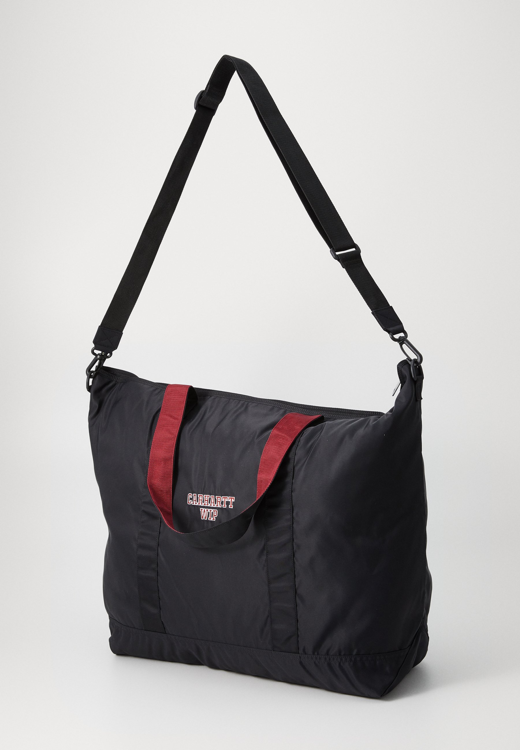 Carhartt WIP ALUMNI TOTE BAG UNISEX - Shopper - black/scarlet