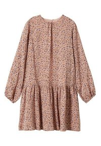 Mango Kids MET BLOEMETJESPRINT - Vardagsklänning - pink