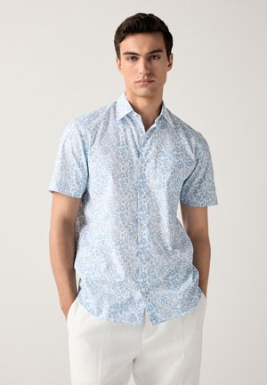 Ing - light blue ditsy floral