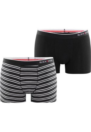 2-PACK STRIPES - Trunks - schwarz stripes schwarz solid