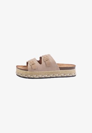FALBALA, SANDALES MAELINE - Mules - beige