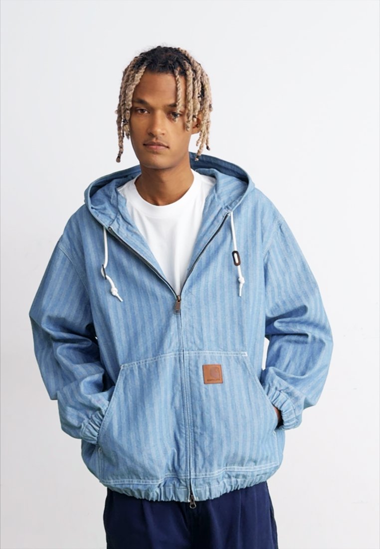 Carhartt WIP MENARD JACKET - Denim jacket - blue/blue denim - Zalando