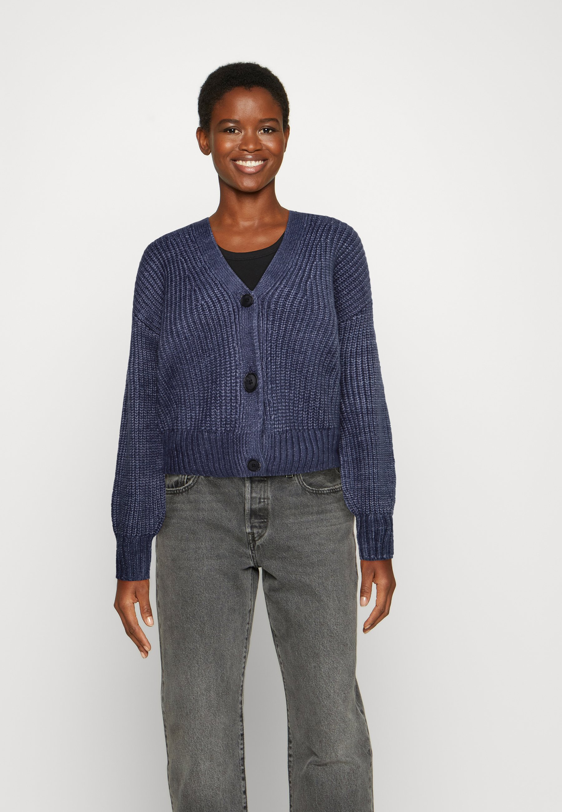 GAP BUTTON FRONT CARDIGAN - Cardigan 