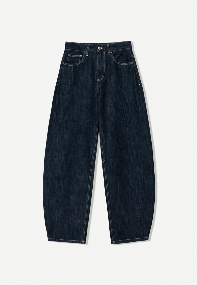 Bershka Wide leg koningsblauw Bershka Wide leg koningsblauw