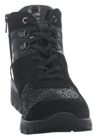 Waldläufer Bottines à lacets - schwarz