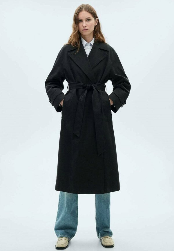 ANGELA - Trenchcoat - noir