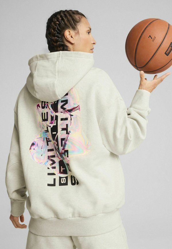 STEWIE PRISM BASKETBALL - Kapuzenpullover - vapor gray heather