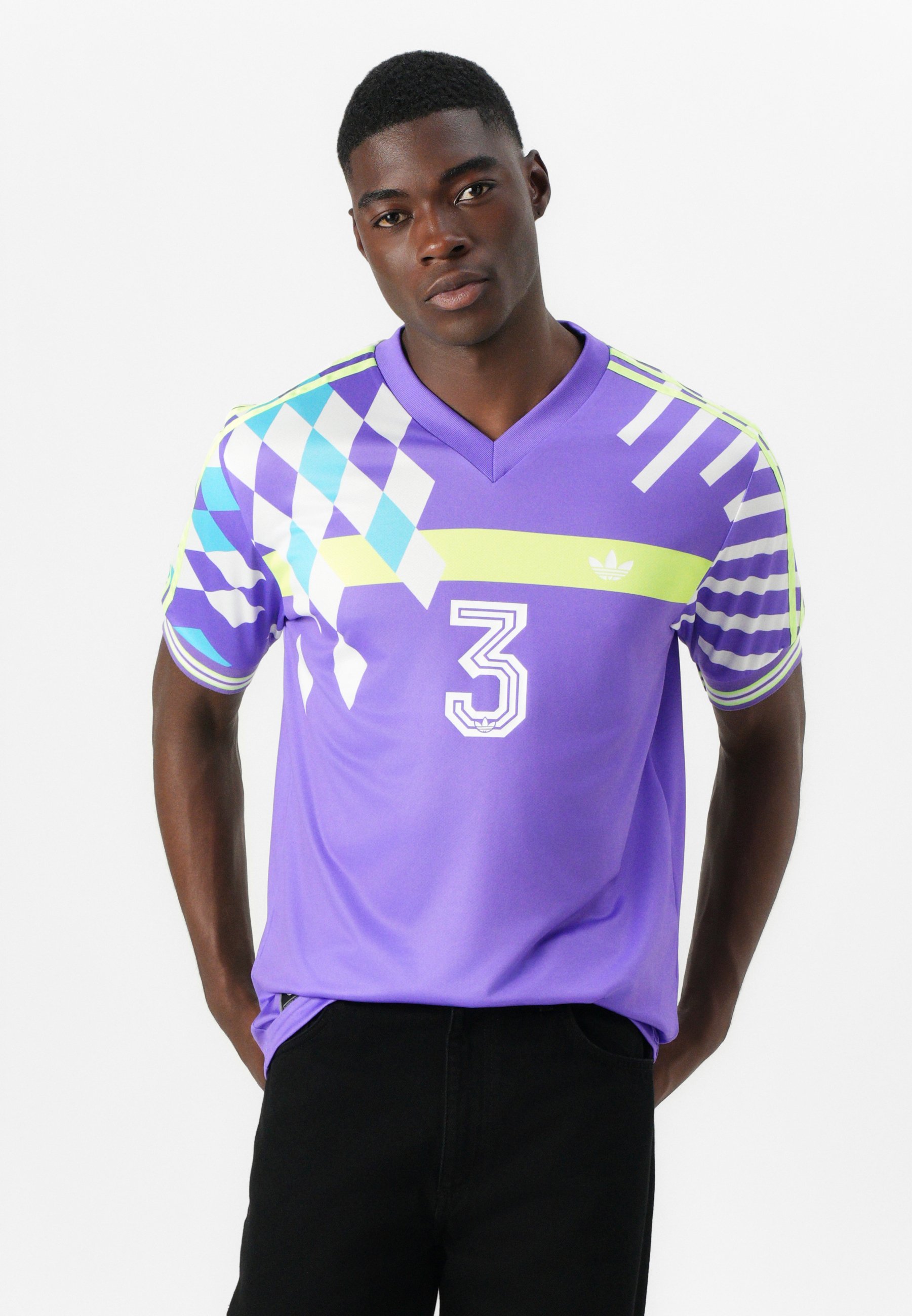 adidas Originals WAVE UNISEX - Print T-shirt - purple rush/purple
