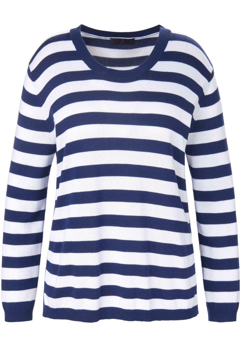 Damen Strickjacken | Emilia Lay Strickpullover marine/weiß/blau - YC84994 Damen Strickjacken | Emilia Lay Strickpullover marine/weiß/blau - YC84994