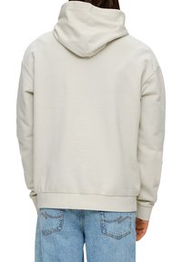 QS MIT FRONTPRINT - Hoodie - wollweiß