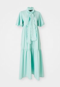 ADRIANA BOW MIDI DRESS - Jurk - turquoise