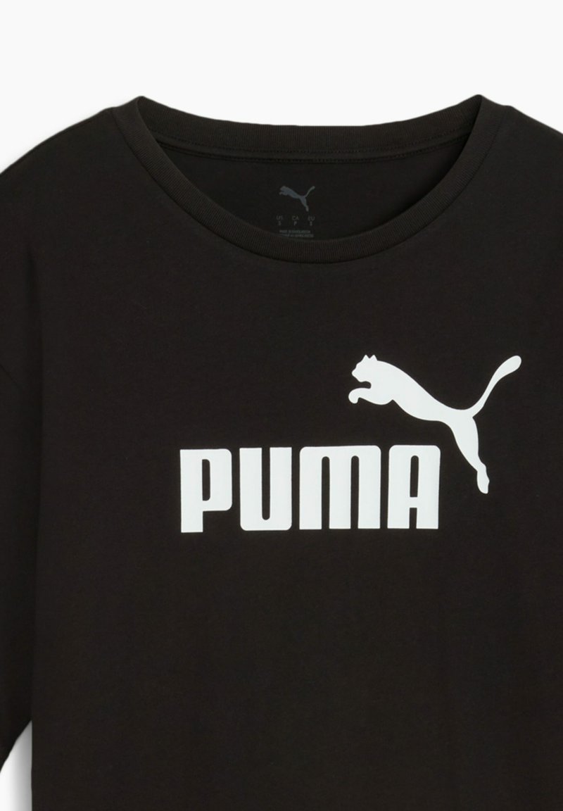 Puma ESSENTIALS NO 1 LOGO RELAXED - Triko s potiskem - black