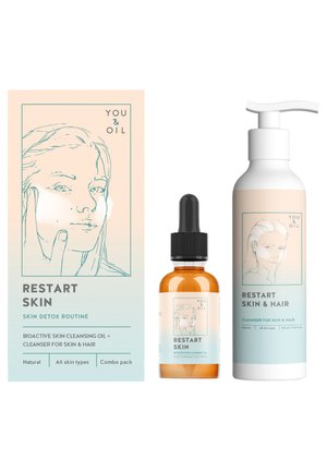 CLEANSING COMPLEX FOR SKIN:CLEANSING OIL + CLEANSER - Skincare set - -