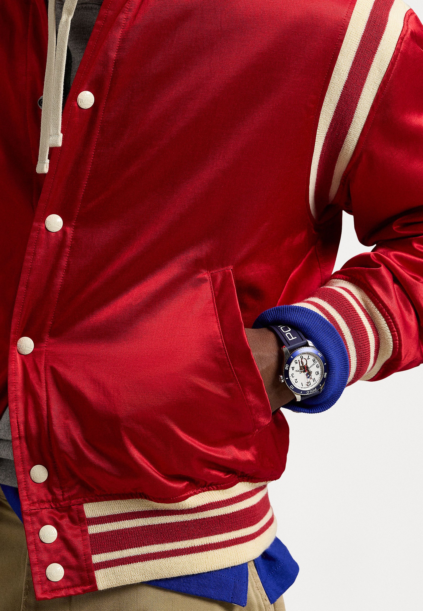 Polo Ralph Lauren POLO BALL SATIN RALLY JACKET - Giubbotto Bomber