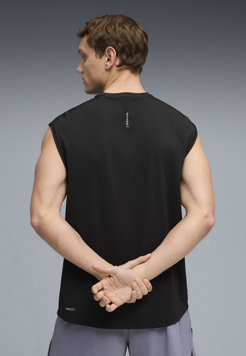 Puma RUN COOLCELL ÄRMELLOSES SINGLET - Sportovní tričko - black