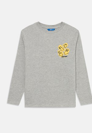 DAMIEN TEE BOXY FIT - Majica z dolgimi rokavi - grey melange