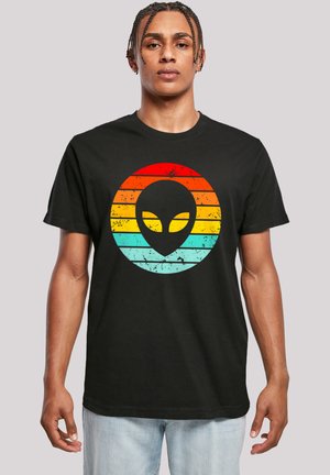 Print T-shirt - schwarz