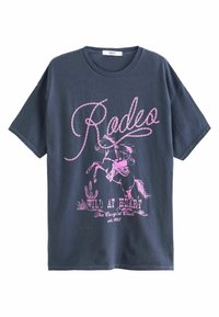 Next REGULAR FIT - Tričko s potlačou - blue