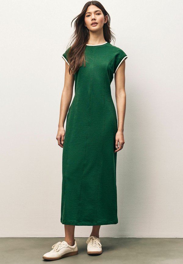 REGULAR FIT -MIDI  - Jerseykleid