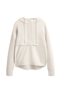 SOFT-TOUCH WITH ZIP - Športni pulover - sand