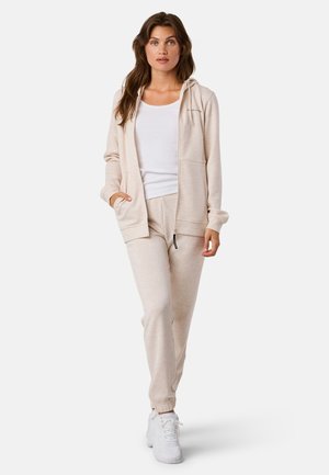 Swedemount SOFT FULL HOOD - Zip-up sweatshirt - oatmeal melange