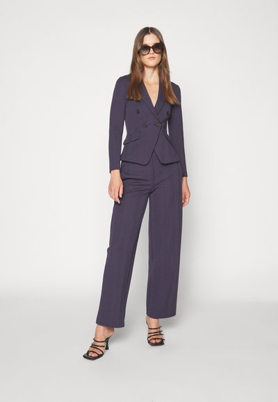 Emporio Armani PANTALONI - Püksid - blue notte/nero