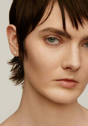 Aristocrazy, PIERCING DE DIAMANTE - Pendientes - silver-coloured