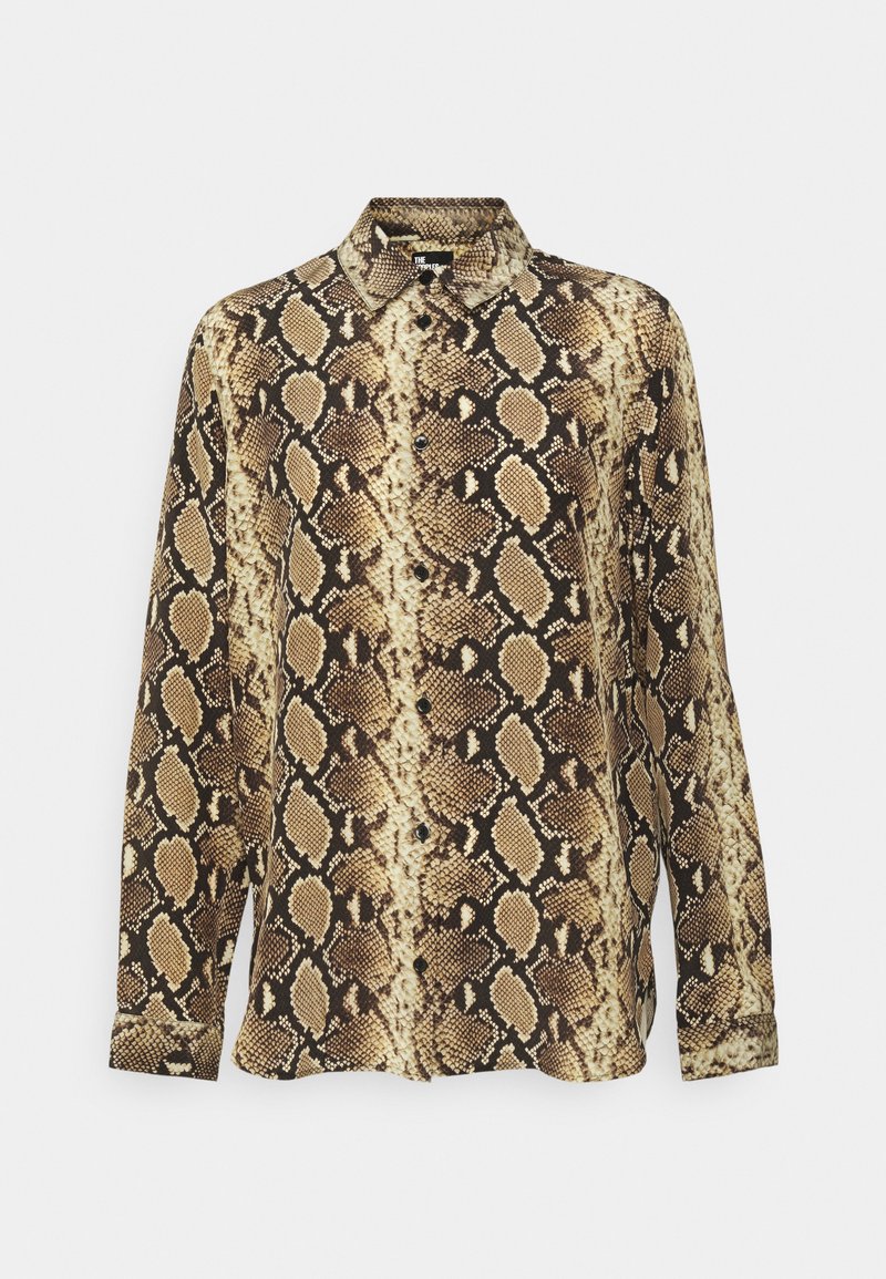 The Kooples Overhemdblouse beige The Kooples Overhemdblouse beige