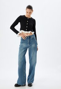 Koton CROP - Cardigan - black